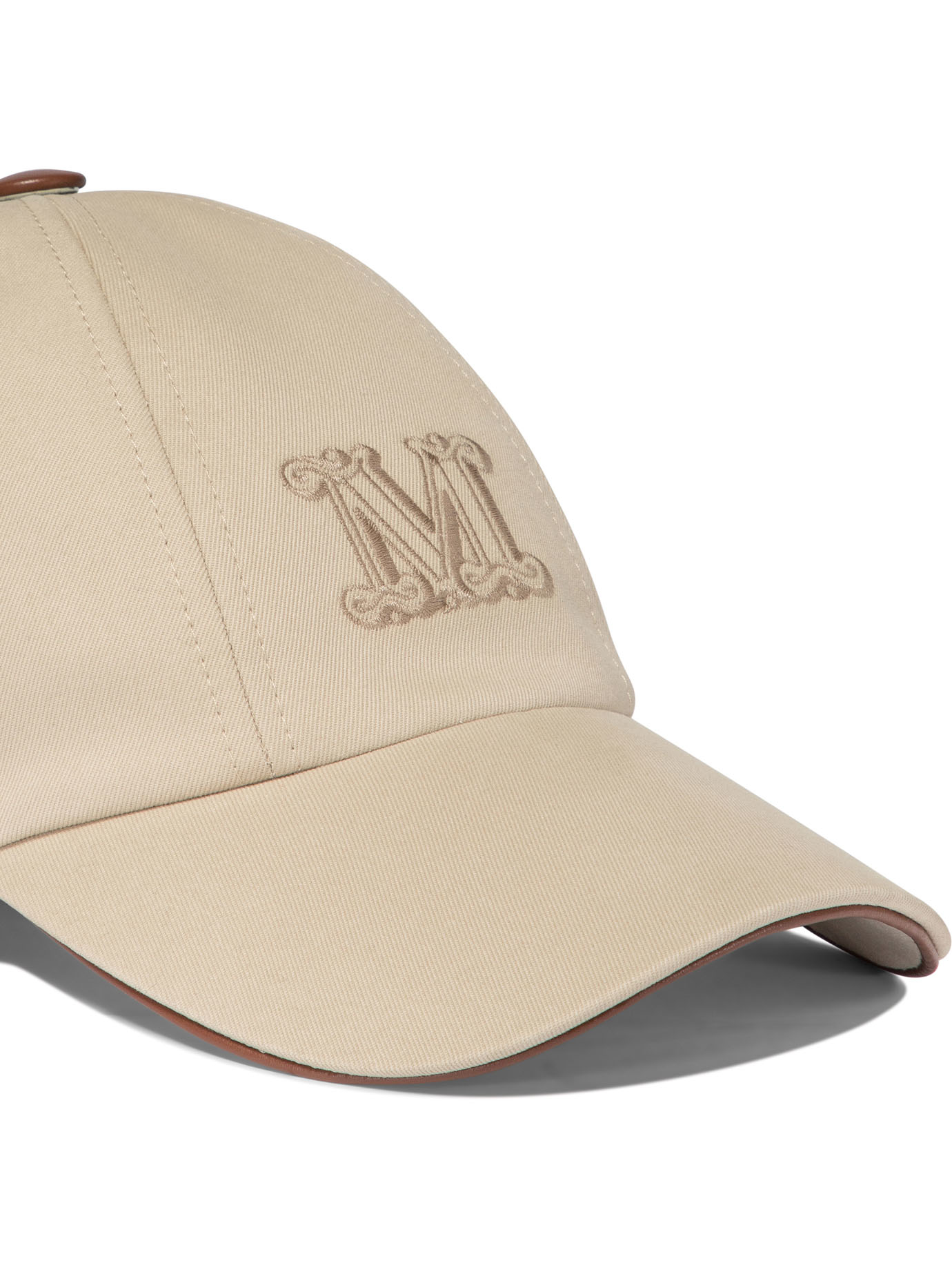 MAX MARA Beige Rienza cap